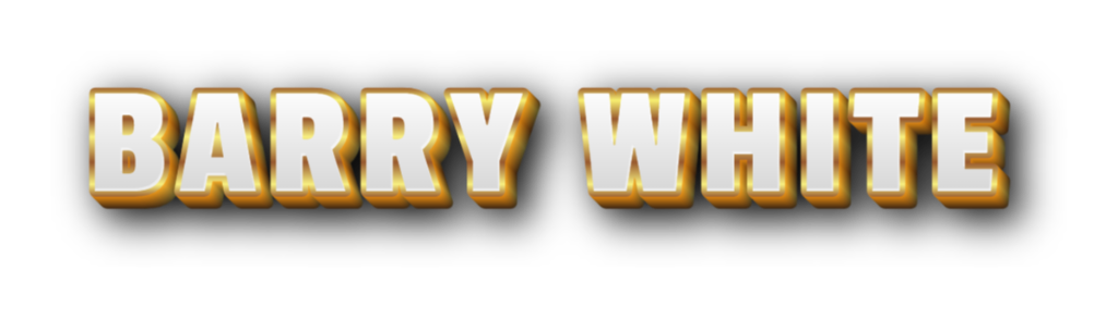 BARRY WHITE LETTERS